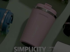 Portable 304 Stainless Steel BPA Free Thermos Cup Keep Warm And Cool Reusable 500ml