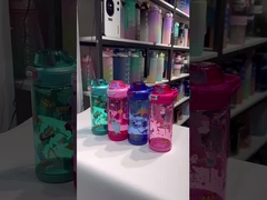 Back To School Necessity Plastic Straw Cup with Sealed And Leakproof Function 600ML Capacity