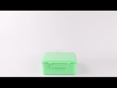 1.6L 4 Compartment Bento Box Thermo Food Jar OEM With 8oz Soup Thermo