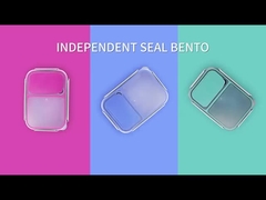 1300ml Plastic Bento Lunch Box Blue Food Grade Kids Bento Box