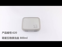 Sustainable 800ml Leakproof Bento Box Safe For Dishwasher And Microwave