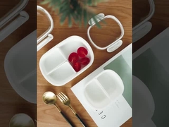 350ml Plastic Lunch Containers OEM Lunch Pack Containers For Meal Prep