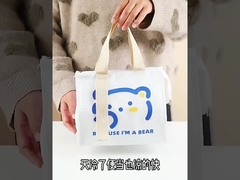 Thermal Insulation Custom Insulated Lunch Bags Cotton Keep Warm Cartoon