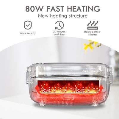 CE Electric Lunch Boxes 1.5L Portable Leak Proof Stainless Steel Food Container