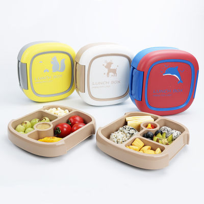 1400ml Plastic Bento Lunch Box Freezer Safe Double Layer For Kids Leakproof