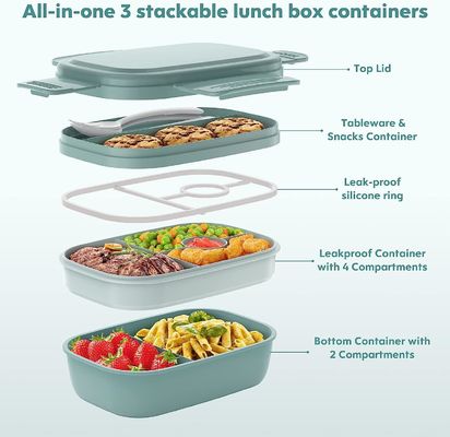 Stackable Microwavable Bento Box