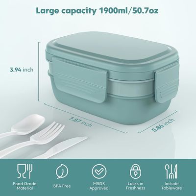 Stackable Microwavable Bento Box