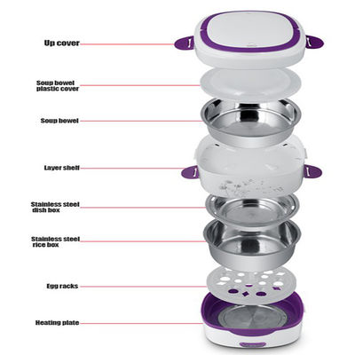CE Electric Cooker Box 1.5L Double Tier 350W Multifunctional Lunch Box