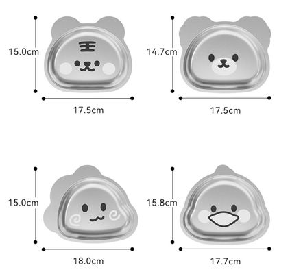 Insulated Segmented Dinner Plates Anti Scald Cute Dinner Plates