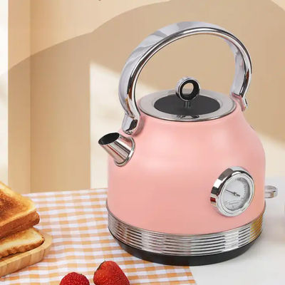 304 Stainless Steel 1.7 Liter Electric Tea Kettle 240V With Dry Boil Protection