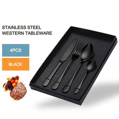 Sustainable Stainless Steel Cutlery Set Steak Knives Polished Metal Dishwasher Safe