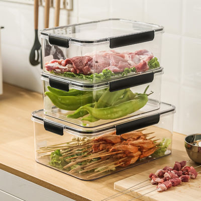 Airtight Plastic Leak Proof Lunch Containers Stackable Sustainable