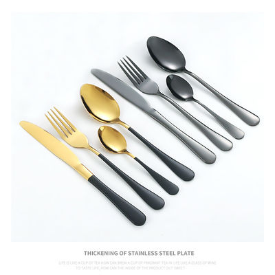 ODM Stainless Steel Silverware Set 24 Piece Cutlery Set With Storage Rack