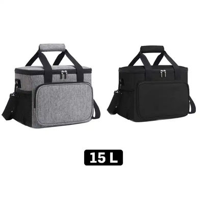 Abrasion Resistant Custom Insulated Lunch Bags Thermal Multi Pocket Lunch Bag