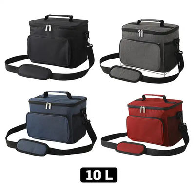 Abrasion Resistant Custom Insulated Lunch Bags Thermal Multi Pocket Lunch Bag