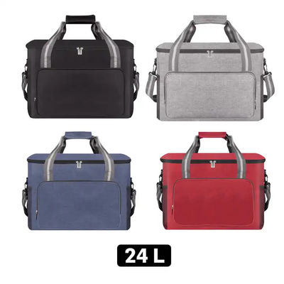 Abrasion Resistant Custom Insulated Lunch Bags Thermal Multi Pocket Lunch Bag