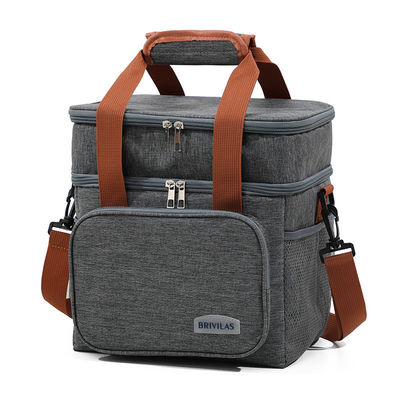 PEVA Portable Insulated Lunch Box Thermal Insulation For Warm Cold Food