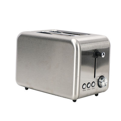 850W Kitchen Aid Toaster Stainless Steel Long Slot Toaster OEM