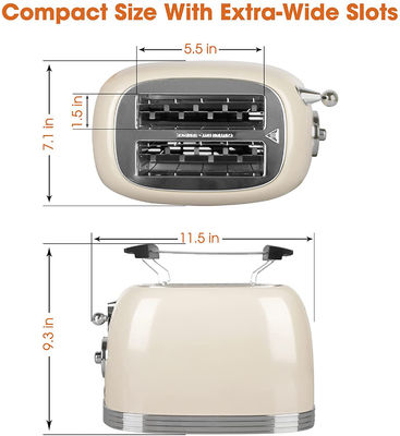304 Stainless Steel Kitchen Aid Toaster For Baking Defrosting