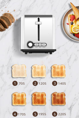 Square Kitchenaid Automatic Toaster Stainless Steel 2 Slice Toaster Wide Slot