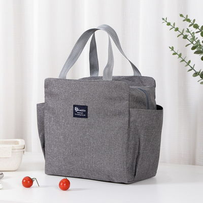 Cationic Custom Insulated Lunch Bags Double Layer Leak Proof Lunch Bag