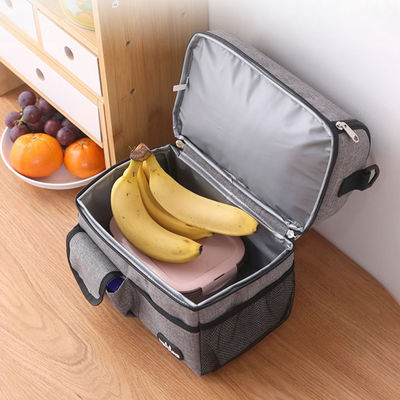 Aluminum Foil Custom Insulated Lunch Bags Leak Proof Square Lunch Bag