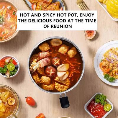 1.2L Electric Hot Pot Cooker Electric Cooking Pot With Separable Base