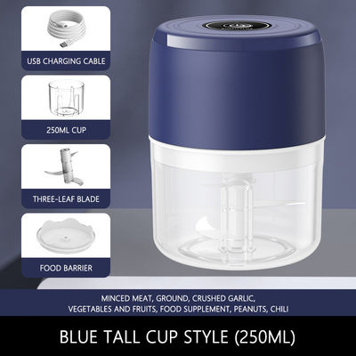 Plastic Electric Garlic Crusher Wireless Mini Capacity 100ml
