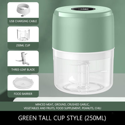 Plastic Electric Garlic Crusher Wireless Mini Capacity 100ml