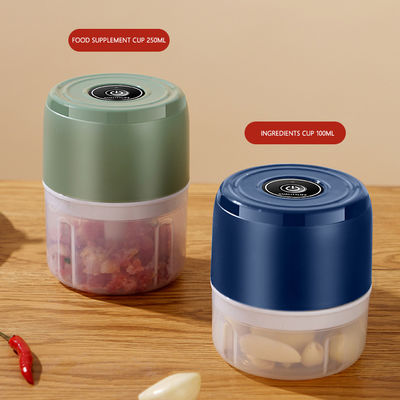 Plastic Electric Garlic Crusher Wireless Mini Capacity 100ml