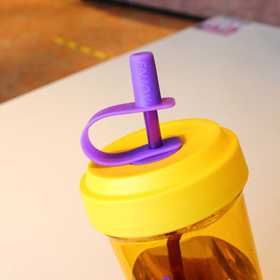 500ml Shatterproof Plastic Coffee Tumbler Cup With Lid And Reusable Straw