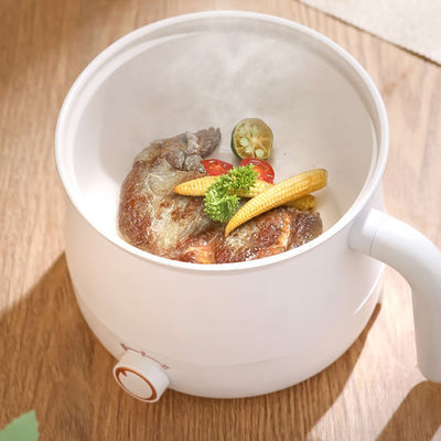 300W Induction Hot Pot Cooker 1.8L Capacity With Steamer Grill