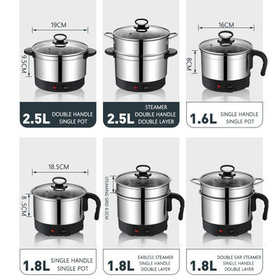 Multi Capacity Hot Pot Multi Cooker 220V With Dual Power Settings