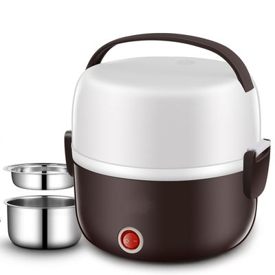 Two Layers Electric Cooker Box 250W Pink Rice Cooker Custom Stainless Steel