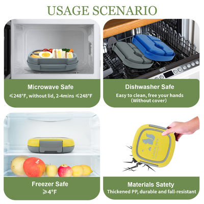 700ml Plastic Bento Lunch Box