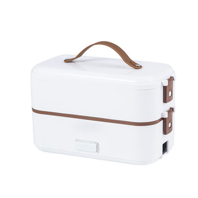 300W Electric Lunch Cooker Portable Double Tier For Cooking Steaming