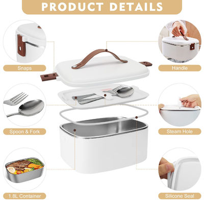 300W Electric Lunch Cooker Portable Double Tier For Cooking Steaming