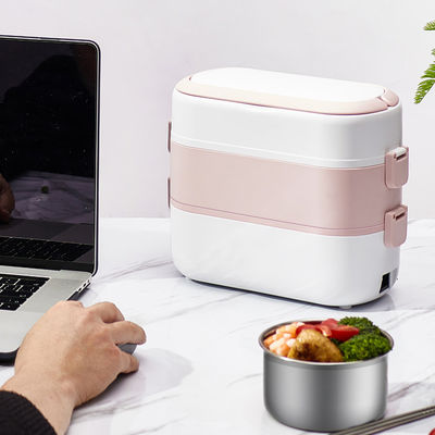 250W Portable Cooker Lunch Box Electric Capacity 2L For Office School Home