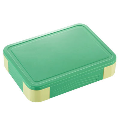 Food-Safe Plastic Bento Lunch Box With 5 Compartments And Cutlery For Kids And Adults