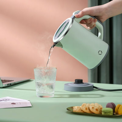 600W Stainless Steel Electric Kettle, Food-Grade SS, Anti-Scalding, Automatic Shut-Off