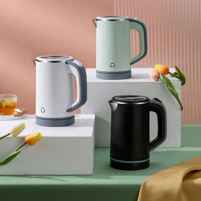 600W Stainless Steel Electric Kettle, Food-Grade SS, Anti-Scalding, Automatic Shut-Off