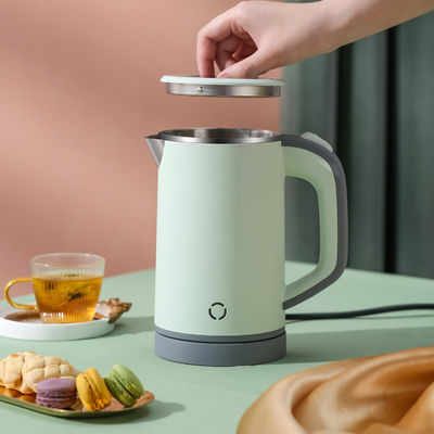 600W Stainless Steel Electric Kettle, Food-Grade SS, Anti-Scalding, Automatic Shut-Off