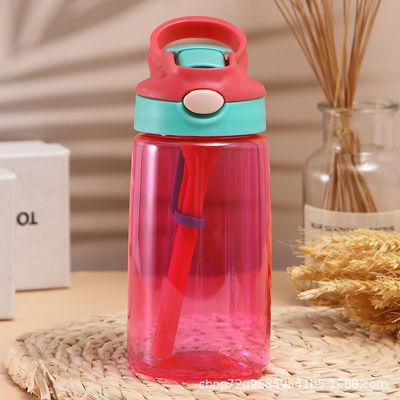 480ml Reusable Water Bottle Odorless  BPA Free Reusable Cup With Straw