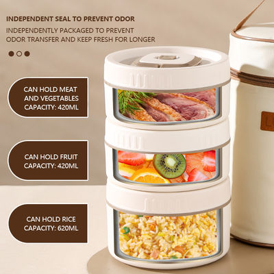 Leak-proof Metal Bento Lunch Box With Independent Sealing And Ventilation