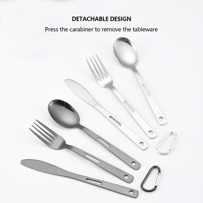 Lightweight And Durable Stainless Steel Cutlery Set For Outdoor Dining