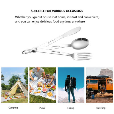 Lightweight And Durable Stainless Steel Cutlery Set For Outdoor Dining