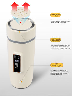 110V/220V Travel Electric Hot Water Cup With Temperature Control 4 Variable Presets
