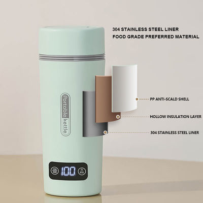 Portable Electric Hot Water Cup For Travel Quick Boiling Hot Water Heater With Temperature Control 4-Level