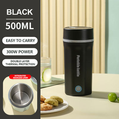 Electric Hot Water Cup 500ML/18Oz Small Electric Kettle With Auto Shut Off 304 Stainless Steel