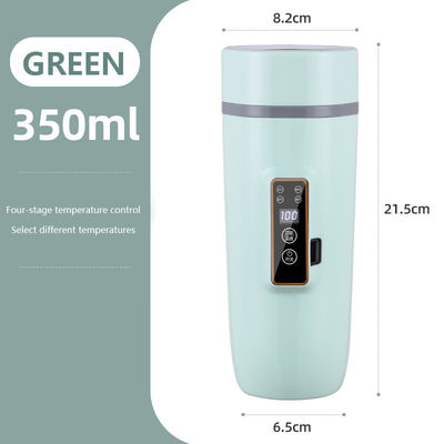 Portable Water Cup 12V/24V Smart Display For Cars Truck Stainless Steel 350ml